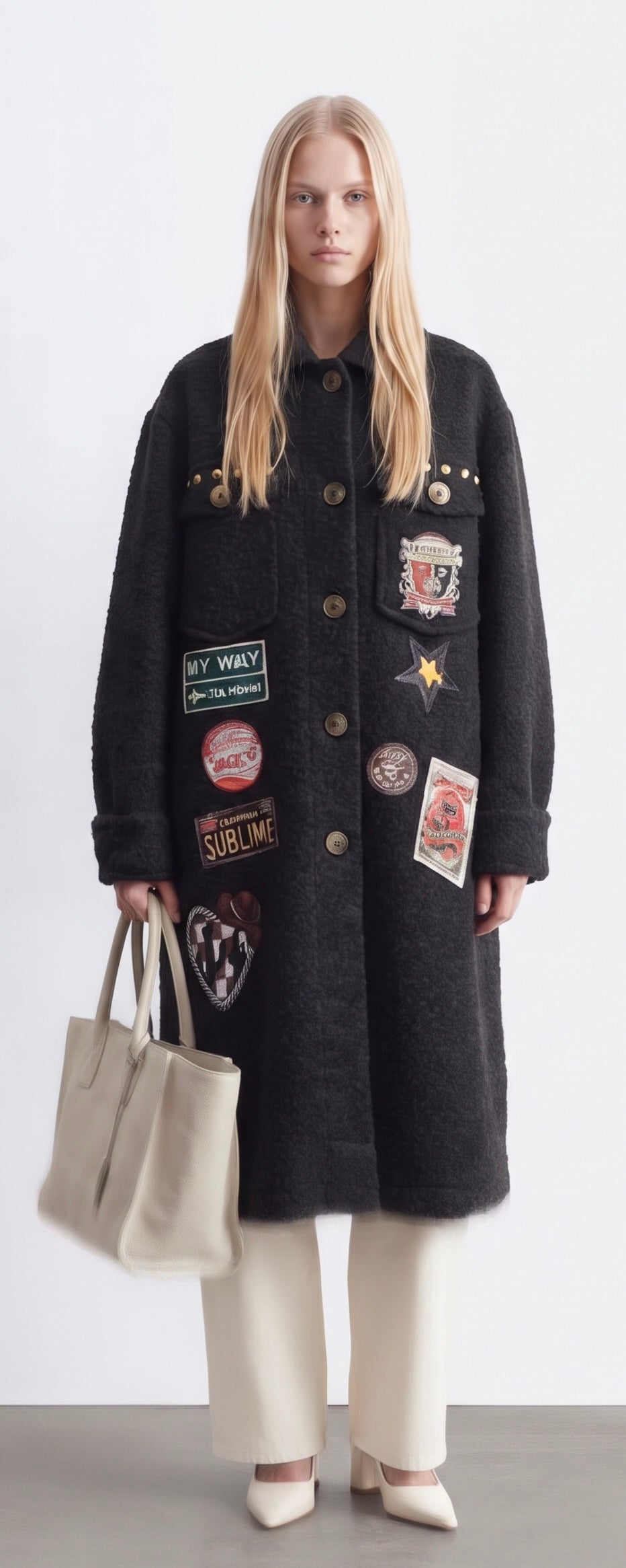 PATCH long coat