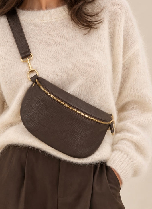 Laukku, crossbody, nahkaa