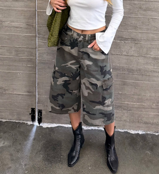 Camo Cargo -bermudat