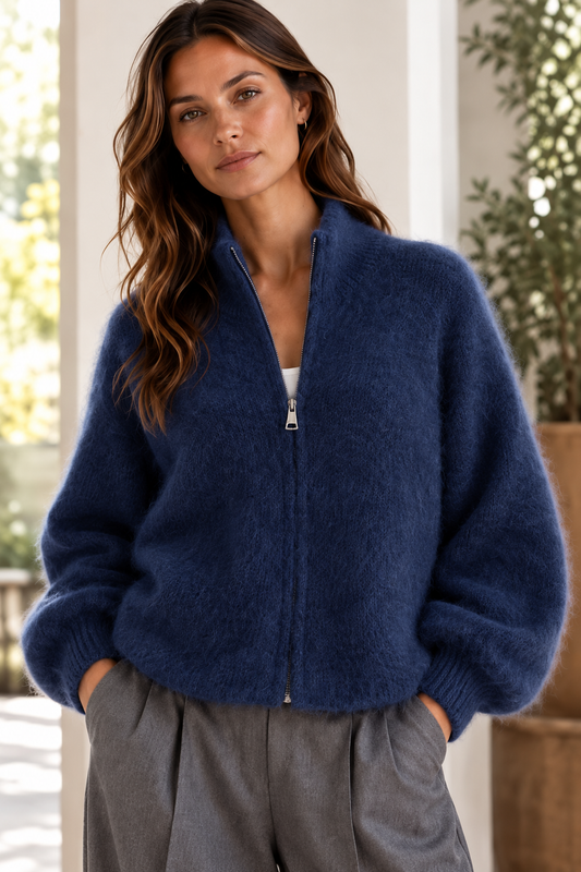 Kid mohair 80 % neuletakki