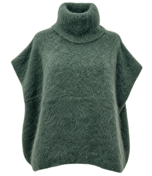 Kid mohair 80% neuleliivi, vihreä