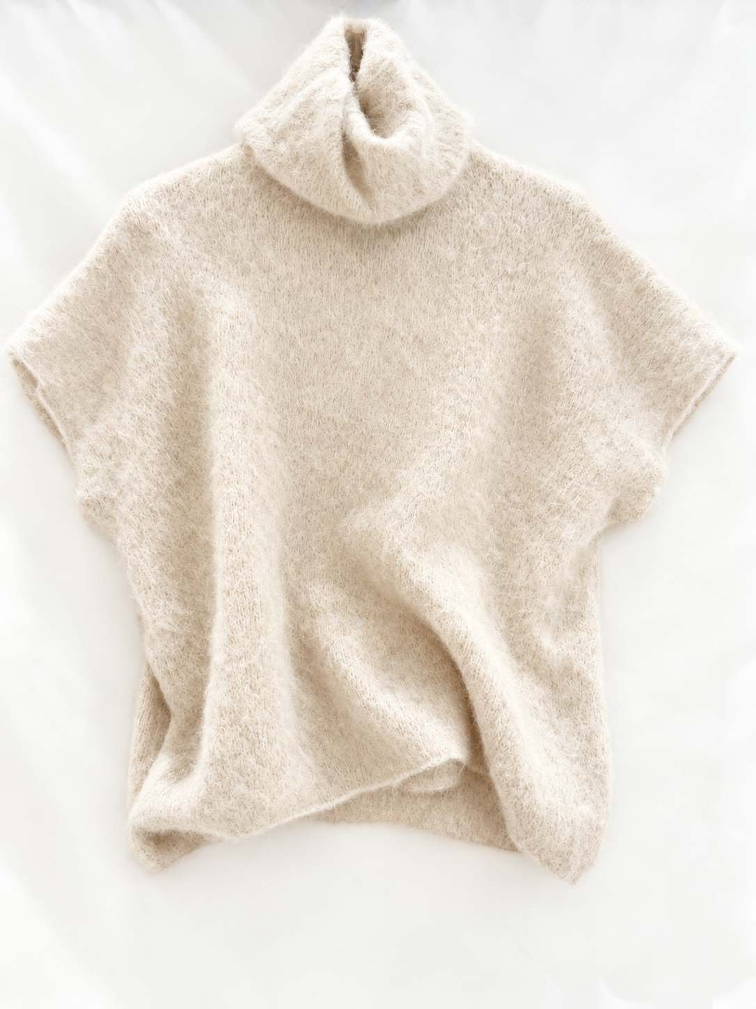 Mohair 80% neuleliivi, vaalea