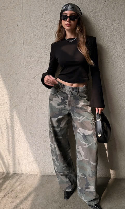 Camo Cargohousut